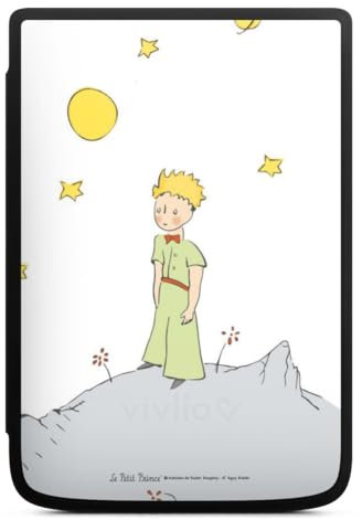 DeinDesign Coque pour liseuse Compatible avec Vivlio Touch HD Plus Etui pour liseuse Protection pour liseuse Planète Produit sous Licence Officielle Le Petit Prince