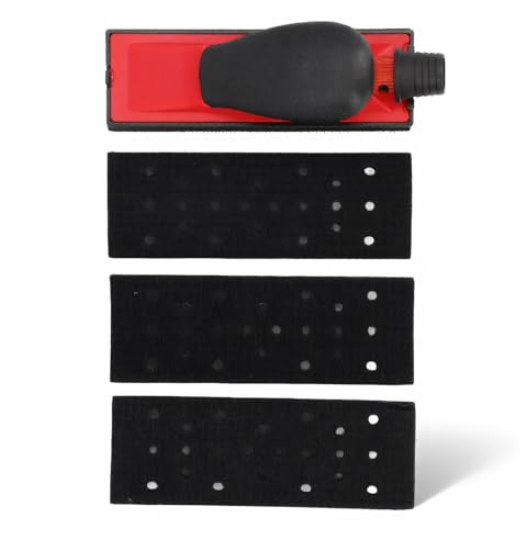 Hand Sander, Adjustable Manual Sanding Block, Comfortable Grip for Home, Furniture Restoration, Polishing
