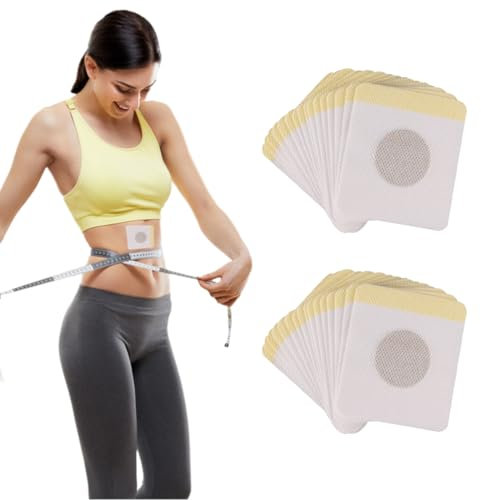 RAXLUPO 30 Stück Gewichtsverlust Aufkleber Abnehmen Patch Slim Patch Slimming Fettverbrenner Pflaster Bauchnabel für Zum Abnehmen Bauch Abnehmen Fat Burning Patch