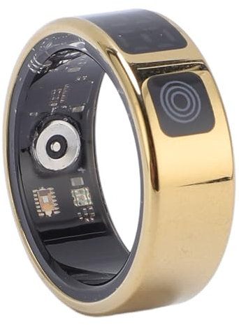 Anneaux Intelligents à écran Tactile pour Femmes Hommes, Anneau de Traqueur de Fitness Portable avec Compteur de Pas, Anneau Intelligent Tracker de santé pour la Randonnée à Vélo