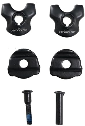 Etyrerre Sattelstützenklemme für Sattelschienenadapter in 7 x 9 mm, für Fahrradsattelstütze, oval/runde Clips, Fahrradzubehör