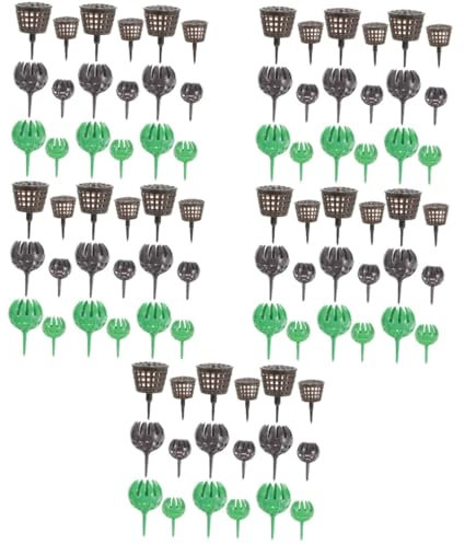 Milisten 5 Ensembles Boîte À Engrais Accessoire De Jardinage Plantes Panier D'engrais Pour Bonsaï Nursery Porte-engrais Fourniture De Jardin Plastique 30 Pièces * 5