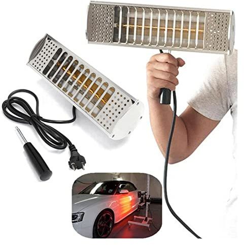 Lampada Infrarossi per Carrozzeria 1000W Portatile Asciugatrice a infrarossi Vernice Auto Vernice Auto Pura Pellicola Solar Filtro Filtro Auto Vernice for Body Spray Asciugatura Riscaldamento a infrar