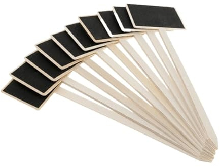 Pflanzenschilder 30 stücke Mini Tafel Holz Tafel Anlage Etiketten Marker for Blumentopf Samen Topf Kräuter Gemüse Garten Dekoration