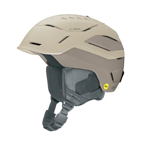 SMITH Vantage 2 MIPS Helmet – Adult Snowsports Helmet with MIPS Technology + Koroyd Coverage – Lightweight Protection for Skiing & Snowboarding – for Men & Women – Matte Chalk, Small
