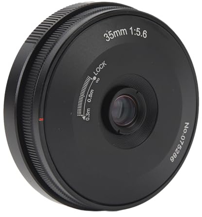 35mm F5.6 Vollformat Weitwinkelobjektiv, manuell, 4 Gruppen 5 Elemente, Metall & Glas - ultradünn, leicht, für L Mount Kameras, kompatibel SL / SL2 / Sigma FP / - C Mode