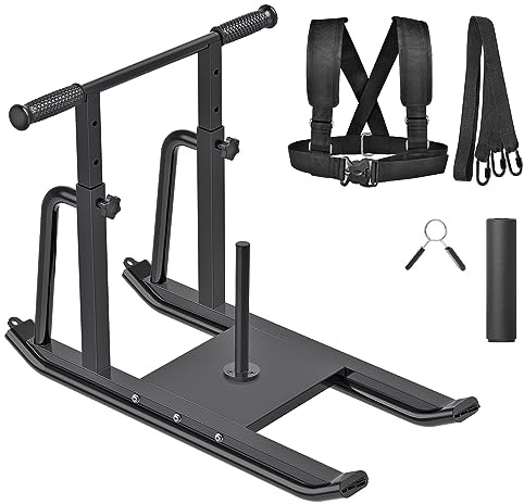 Slitta per allenamento con i pesi, design regolabile in altezza per una maggiore forza muscolare e potenza esplosiva, ideale per fitness e condizionamento atletico