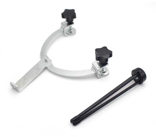 LeTkingok 0-30mm Copper Pipe Welding Anti-Vibration Fixture, Double Clamp Copper Pipe Welding Bracket