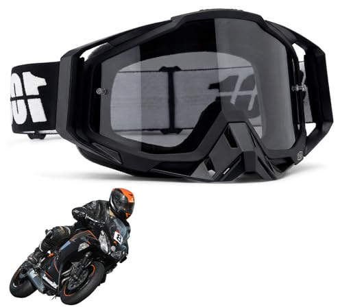 Eulihent Gafas Motocross Hombre Gafas de Motocross Gafas Moto Polvo Dirt Bike Off-Road Goggles Gafas de Motocicleta Gafas Enduro para Bicicletas, Montaña