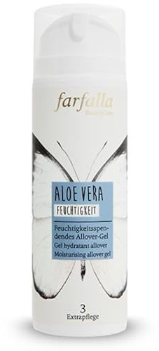 farfalla Komplett aloe vera gel - 100% naturlig NaTrue certifierad - fuktgivande - 150 ml
