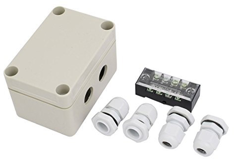 Aexit Scatola di derivazione elettrica per morsettiera barriera a cavo' Set 6 in 1 ID: 442651