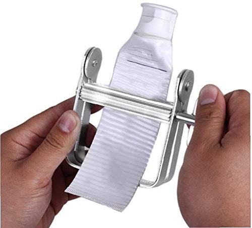 Large Metal Rolling Tube Toothpaste Squeezer Wringer & Mini Metal Color Key Dye Tube Wringer Roller Squeezer Tools 1pc
