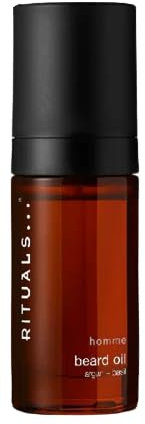 RITUALS Homme Beard Oil, Pflegendes Bartöl für Männer mit Arganöl und Basilikum für weiches, gepflegtes Barthaar, 30 ml