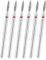 YUXIANLB Set Di 6 Punte Per Trapano Per Cuticole Con Custodia Strumenti Professionali Per Manicure Da 3/32 Pollici Per Cuticole E Unghie In Carburo Per La Casa E Il Salone