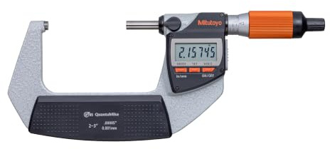 Mitutoyo 293-182-40 ABS Digital-Mikrometer MD-E3, 2-3 in / 50-75 mm | .00005 in / 0,001 mm, bidirektionale Daten, IP65