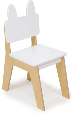 Mentari Toys - Kid’s Rabbit Chair - Wooden Animal Themed Chair - Children’s Playroom Furniture - Sturdy Chair for Play and Learning - Age 3+