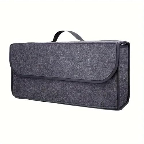 Car Trunk Storage Storage Bag Felt Car Tools Bag Trunk Storage Bag Car Boot Organiser Storage Tidy for Car - Boot Bags Box with Non Slip Car Accessories Declutter Tools Trunk Boot Tidy Storage