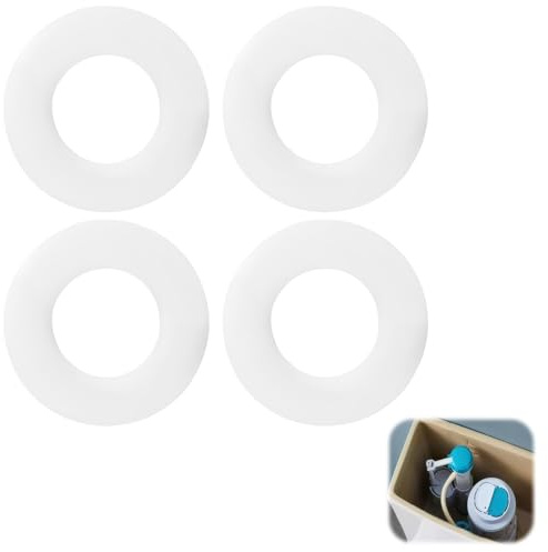 4 guarnizioni per campane di sollevamento per Geberit n. 816.418.00.1 per cassetta di risciacquo, compatibile con cassette di scarico Geberit, guarnizione piatta, campane, guarnizione per risciacquo