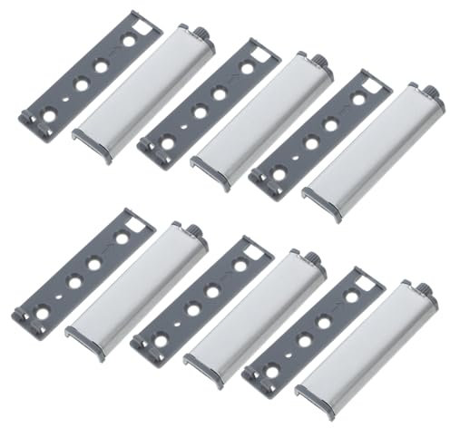 EXHUMKY 6pcs Magnetic Push Catch for Cabinet Door Ultra-Thin Invisible Latch Hardware Easy Operation Magnetic Door Stopper for Kitchen Cupboard