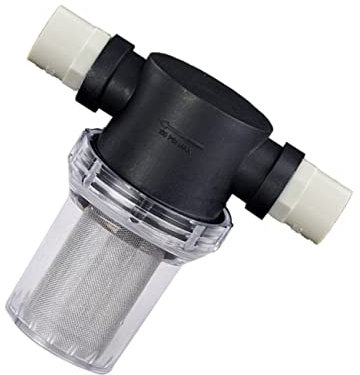 CHILDWEET Filtre à eau pour machine à laver Filtre haute pression pour nettoyeurs haute pression Raccord de tuyau d'arrosage avec 25 PVC 40 Mesh Noir Filtre facile d'entretien pour l'eau de puits