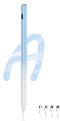 Stylus Pen for A9+ tablet Power-Display Android Tablet Pen POM Tip Magnetic Type-C charging Stylus Compatible with Samsung Tab A9/A9+ and Other Android smartphone and Tablet Devices (Gradient Blue)