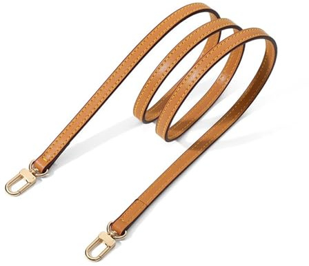 Austauschbarer Schulterriemen aus Leder, kompatibel mit LV-Handtaschen, geeignet für Schultertaschen und Umhängetaschen.(1.0CM/95CM Gold)