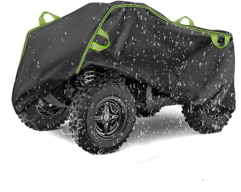 ATV QUAD UTV Accessorice Motor Quad Bike Cover Case Waterproof Rain Dust Anti-UV Wind Protect For Kawasaki