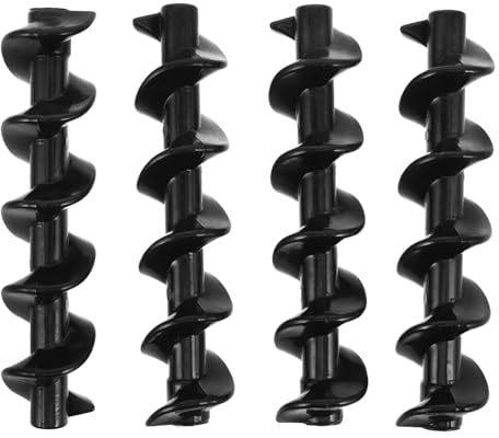 SWETRACE Spiral Shaft Replacement Part, for 4pcs Spiral Shaft for Smooth Chocolate Reduced Clogging Chocolate Fountain Machine and Home Parties and Family Gatherings