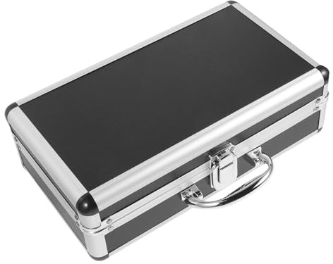 CHILDWEET Maletín para Micrófono Inalámbrico Portátil con Espuma Precortada Funda Protectora Rígida y Compartimentos Ajustables para Micrófonos de Mano Receptores y Accesorios Color Negro