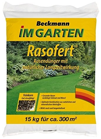 Rasendünger Rasofert Organisch.mineralisch 15 kg für ca. 300 m²