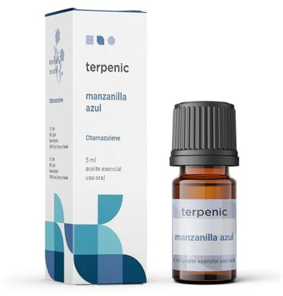 TERPENIC - Aceite Esencial de Manzanilla Azul (Matricaria recutita) - 5 ml - Uso Oral – Aroma floral intenso y profundo