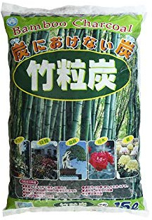 Carbone di bambù 5/8 mm (15 lt), sterilizzante naturale radicale per piante di bonsai
