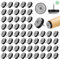 60Pcs furniture felt pads floor protector pads for furniture legs 25mm felt chair pads Round Non Slip screw on felt pads felt slides pads for Wooden Hardware Furniture, 0.98x0.98 inch