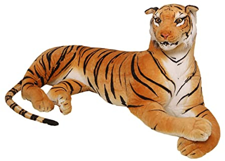 Toyvian Klein Gefüllt Stofftiere Spielzeuge Plüsch Riesige Kuscheltiere Große Kuscheltiere Ausgestopftes Tier Für Mädchen Pompones De Porristas Tiger Spielzeug Puppe Luxus