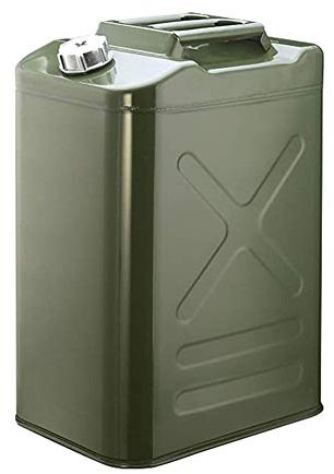 Benzinkanister 20L-40L Metall Jerry Can, Verdickter Benzin Kann Mit Flexiblem Schlauch, Kraftstofftank for Automobile Und Motorrad (Size : 40L)