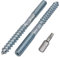 SKIR'CO (30 pièces) Boulons de suspension M10 x 140 mm, vis à tête cylindrique à double filetage, boulons à double tête