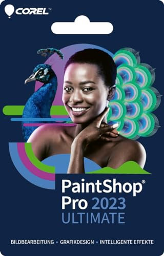 Corel PaintShop Pro 2023 ULTIMATE / Deutsch / 1-PC / Dauerlizenz / Bildbearbeitung & Grafikdesign #PKC (Produkt-Key-Card)