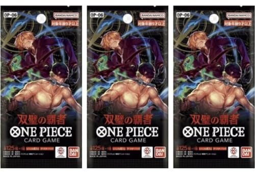 3X Booster - One Piece Twin Champions OP-06 Booster - Japanisch + Heartforcards® Versandschutz