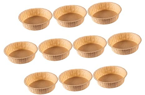 MAGICLULU 10pezzi Teglie Per Torte Carta Pani Da Forno Rotondi Riutilizzabile Stampo Antiaderente Per Dolci e Salati Ottimo Per Esperimenti Culinarie e Ricette Innovative