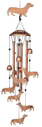 Hunde Windspiel Garten, Dackel Hunde Windspiel Für Draußen, Windspiel Für Hunde Im Freien, Outdoor Windspiel Hund Windspiel Außendekoration Für Garten Terrasse Balkon Dekoration