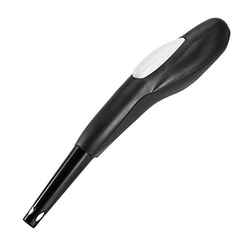 Electric Gas Lighter, Flameless Battery-Operated Kitchen Igniter, Long Stem Safety Lighter for Stove, Barbecue (Black)