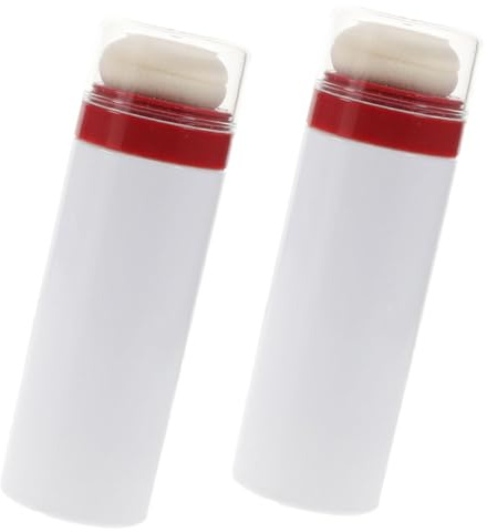 Healeved 2 Stück-pack Babypuderbox mit Puderquaste Praktische Kunststoff Puderspender Flaschen Verschließbar für Babys Kompakte Reise Körperpuder Aufbewahrung Zufällige Farbe