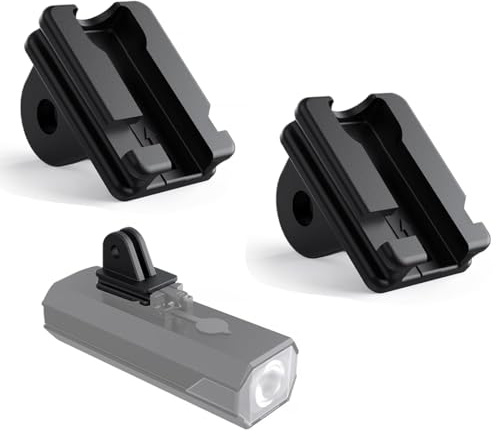 YAFLUG 2 Stück Fahrradlicht Halterung, Fahrradlicht-Adapterhalterung Für Halterung Adapter Kompatibel Mit Cateye Fahrradlicht
