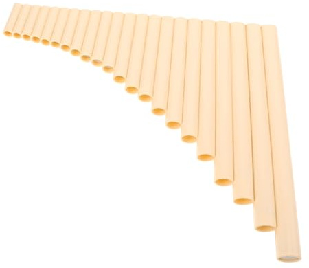 ANDRESLAD Traditional Pan Flute Authentic Chinese Musical Instrument Pipes in G Key Portable Woodwind for Students Adults Meditation and Music Classes