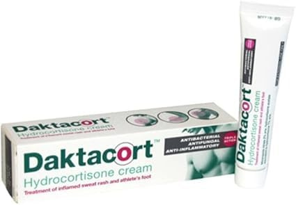 Dakt Cream Treatment for Sweat Rash Athlete's Foot, Triple Action Formula, 15g