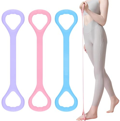 THQAE Bandas Elasticas Musculacion[Set of 3], Cintas Elasticas Musculacion Skin Friendly Gomas Elasticas Musculacion, Bandas Elasticas Fitness con Bolsa Almacenamiento para Piernas Glúteos Brazos Yoga
