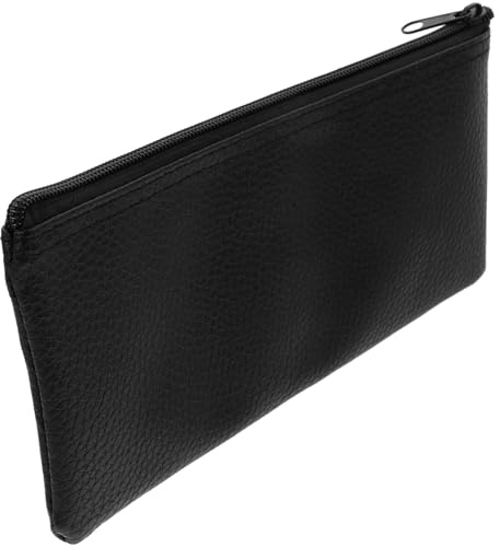 MAGICLULU Mikrofon Tragetasche aus Leder mit Reißverschluss Kleine Schutztasche für Mikrofone Multifunktional für Musikzubehör Robust und Tragbar für Musiker und Reisen