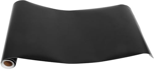 HEMOTON Lasergravurfolie Vinylrolle 0,305x3,05m Schwarz für präzise Gravur auf Glas Keramik Metall und kreative Bastelarbeiten bei Dekorationen