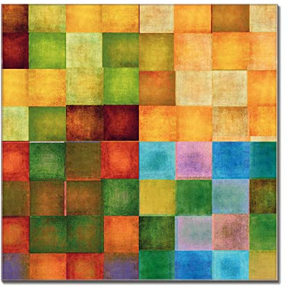 banjado Glas Magnettafel (40 x 60cm) - Magnetwand Glas - Magnetpinnwand als Memoboard - Pinnwand Magnettafel Küche, Büro, Kinderzimmer - Farbkasten 2