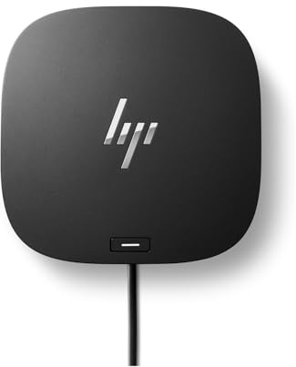 Base de acoplamiento HP USB-C G5 100W Alámbrico Compacta Negra Compatible ProBook